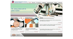 Desktop Screenshot of ceramic-research.com