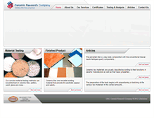 Tablet Screenshot of ceramic-research.com